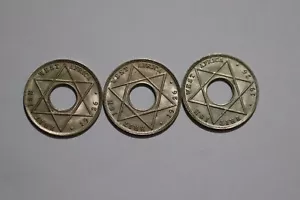 🧭 BRITISH WEST AFRICA 1/10 PENNY 1926 - 3 HIGH GRADE COINS B53 #120 - Picture 1 of 2
