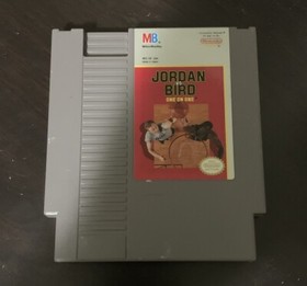 JORDAN VS BIRD ONE ON ONE NINTENDO NES VIDEO GAME AUTHENTIC