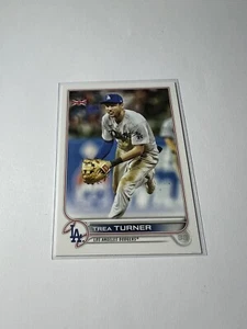 Topps 2022 UK Edition MLB Trea Turner Los Angeles Dodgers #201 - Bild 1 von 2