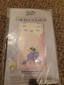 Vintage Something Special Counted Cross Stitch Kit Daisy Eyeglass Case - Picture 1 of 3