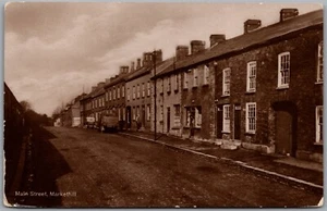 Postcard RPPC c1910s Markethill Northern Ireland Main Street Armagh County - Picture 1 of 2