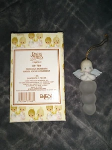 2000 Enesco Precious Moments ANGEL ICICLE Ornament #811769 - EUC - Picture 1 of 3