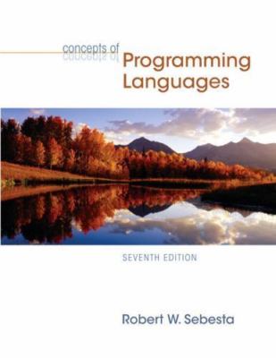 Concepts of Programming Languages by Sebesta,...
