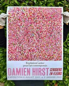 DAMIEN HIRST - 'Cherry Blossoms Paris Exhibition Poster (God's Blossom)' - Picture 1 of 1