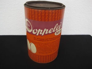 Blechdose Pappdose "Doppelei 73" Apotheker Ullbrich Höhe 26 Ø 16,5 - Bild 1 von 5