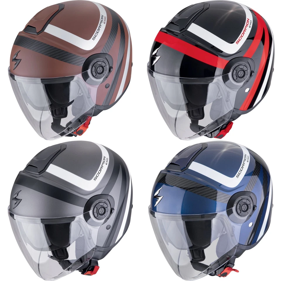 Scorpion Jethelm EXO-City II 2 Riva - Motorrad Helm Urban Roller mit Visier - Bild 1 von 1