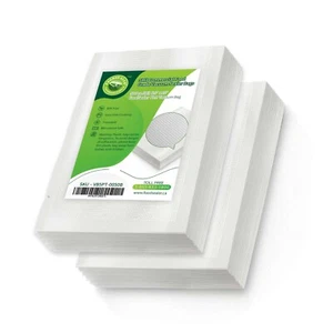 300 Pezzi 6" x 10" Pinta 5Mil Sigillante Alimentare Salva Alimenti Weston Sacchetti Sottovuoto Rotolo - Foto 1 di 3
