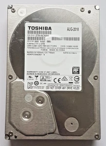 2 TB SATA Toshiba DT01ACA200 HDKPC09A0A01 S 7200RPM 64MB HDD 3.5 " Festpatte - Picture 1 of 1