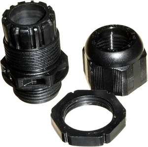 20 x WISKA schwarz M20 IP68 Verschraubungen + Mutter Pack 20 mm TRS Druckverschraubungen - Bild 1 von 6