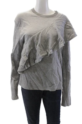 Sudadera gris Mona manga larga Diane Von Furstenberg para mujer talla pequeña Foto 1 de 4