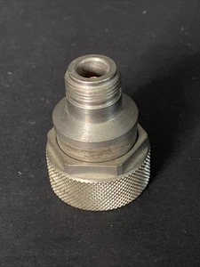 Adattatore Suhner 7/16 DIN maschio a tipo N femmina usato - Foto 1 di 3