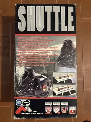 Porta Sci Magnetico Diagonale Per 2 Paia Di Sci Universale SHUTTLE - Immagine 1 di 4