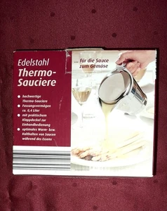 Sauciere, Thermo-Sauciere Edelstahl, Originalverpackt, unbenutzt  - Bild 1 von 5