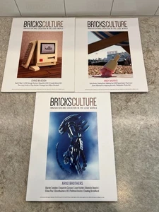 Lego BricksCulture magazine.  UK.  Issues 1,2,4 - Picture 1 of 2