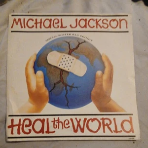 Michael Jackson - Heal The World - Vinyl Record 7" Single + Poster Sleeve - 1991 - Picture 1 of 1