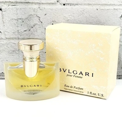 BVLGARI Pour Femme Eau de Parfum 30ml 1 fl oz Spray Vintage Italy Scent Rare - Image 1 of 4