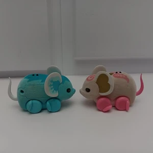 LITTLE LIVE PETS Lil' Mouse Blue And Pink CHATTER Sound Motion Toy Series 1  - Picture 1 of 22