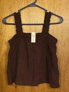 Gap Kids Girl’s XXL/14-16 Plum Top & Bottom Lot. Tank & Pleather Pants. NWT. - Picture 1 of 2