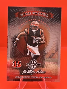 2023 panini limited JaMarr Chase Star Factor Free Shipping! - Picture 1 of 13