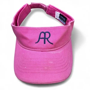Vintage OURAY AR Logo Visor Hat Women's One Size Pink Adjustable Cap Embroidered - Picture 1 of 4