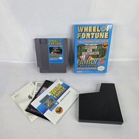 Wheel Of Fortune Family Edition (1990 Nintendo NES) CIB w/ Inserts - Tested