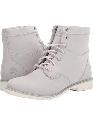 BOTA TIMBERLAND MUJER CAMPTON IMPERMEABLE 6 PULGADAS Gris Claro Nubuck Senderista Talla 9 Foto 1 de 4
