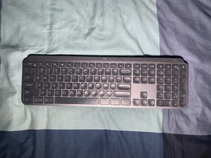 Logitech YR0073 MX Keys Advanced Illuminated Keyboard WI-FI BLUETOOTH USB-C - Picture 1 of 4