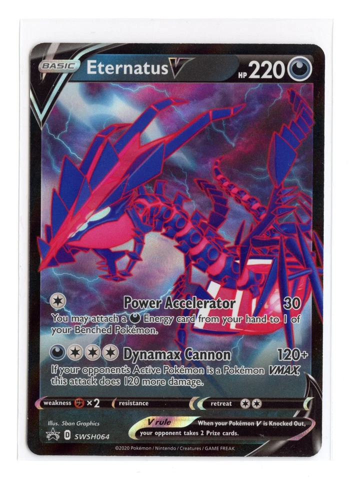 Eternatus V SWSH064 Promo Holo SWSH: Sword & Shield Promo Cards Pokemon TCG - Image 1 of 2