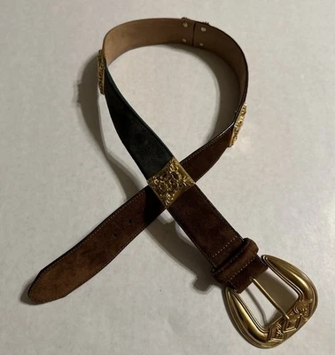 De colección Brighton Latón/Cuero/Concho/Gamuza Marrón•Camel•Borgoña•Verde M 45300 Foto 1 de 4