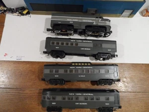 K-LINE/LIONEL O GAUGE DIESEL F UNIT WITH PASSENGER CARS N.Y. CENTRAL C-7 (BC) - Picture 1 of 6