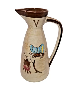 Fred Robert 50er Jahre 7,5"T Westernware Nasco Del Coronado Cruet Essig - Bild 1 von 11