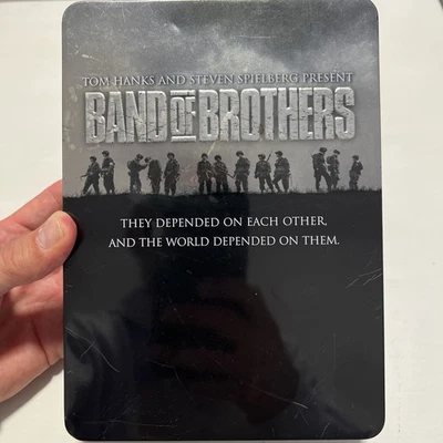 Band of Brothers WW2 DVD 2002 6-Disc Set HBO Complete Series Tin Case Foto 1 de 3