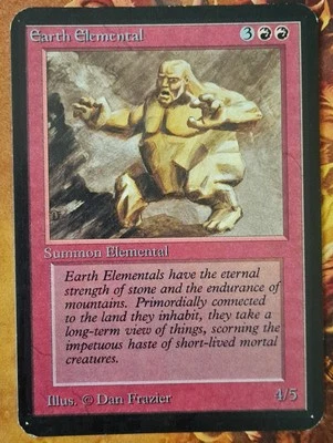 Mtg Alpha Earth Elemental - Image 1 of 2