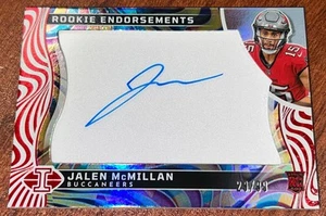 2024 Panini Illusions Rookie Approvazioni Red Jalen McMillan RC AUTO /99 Bucs - Foto 1 di 2