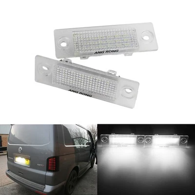Canbus LED License Number Plate Light VW T5 Caddy Golf Jetta Passat Skoda Superb - Image 1 of 4
