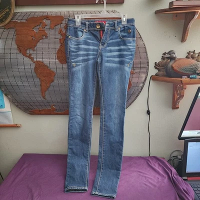 Pantalones de mezclilla vintage Apple Bottom edición Y2K junior talla 7/8 ver fotos para ver el estado Foto 1 de 4