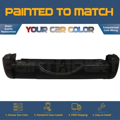 FOR 2002-2007 Jeep Liberty Replacement Rear Bumper (PREMIUM) Painted to Match Foto 1 de 3
