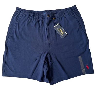 New Polo Ralph Lauren Men’s Prepster Pony Cotton Mesh Shorts Navy Size Large - Image 1 of 4