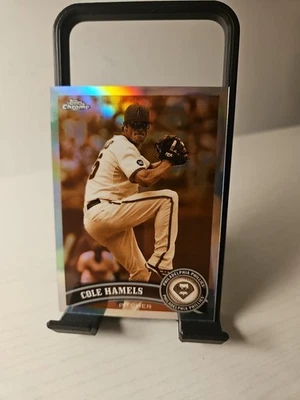 2011 Topps cromo Cole Hamels refractor sepia # 86/99 Philadelphia Phillies Foto 1 de 2