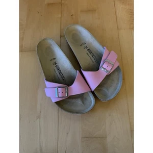 Birkenstock Madrid Buckle Orchid Pink Slide Sandals Size 36 WORN ONCE - Picture 1 of 2