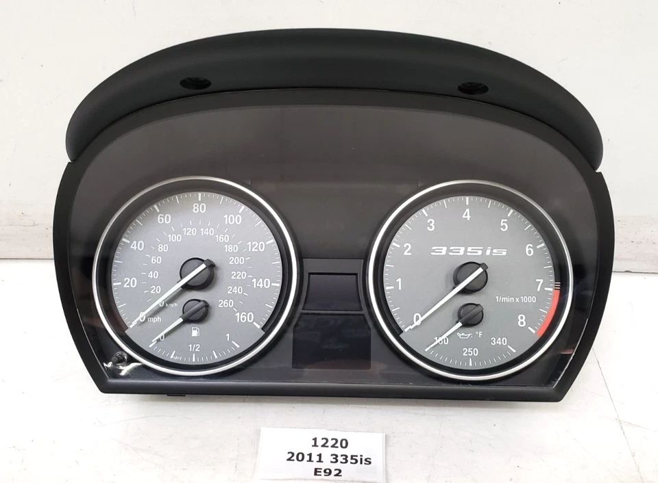 ✅ 11-13 OEM BMW E92 E93 335is DCT velocímetro painel de instrumentos VDO - Imagem 1 de 4
