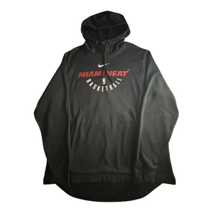 Felpa con cappuccio Nike Miami Heat NBA uomo taglia XL nera pullover felpa basket - Foto 1 di 14