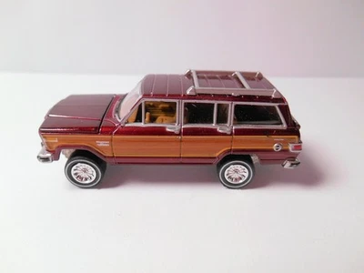 CLASSIC BURGUNDY 1981 JEEP WAGONEER DIE-CAST SUV wRRs BY JOHNNY LIGHTNING - Image 1 of 4