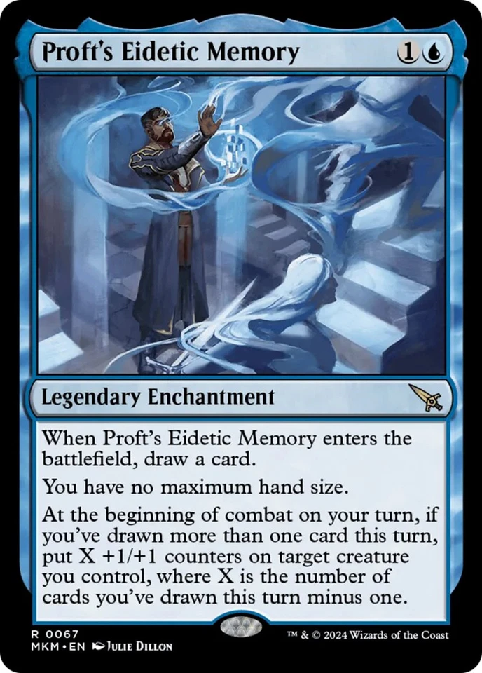 MTG Proft&apos;s Eidetic Memory [Murders at Karlov Manor] Near Mint Magic - Image 1 of 1