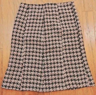 Uniforme John Paul Richard Rosa/Preto Tweed Saia Trompete Tamanho 4-Carreira Escolar - Imagem 1 de 4