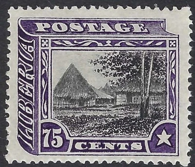 Liberia # O68 MNH PERFORADO FALTA "OS" Book Village Foto 1 de 2