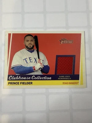 Prince Fielder 2016 Topps Heritage #CCR-PF Clubhouse Collection Relic Jersey - Image 1 of 2