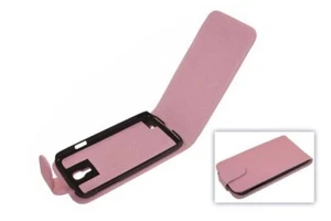 Etui (Flip) Samsung I9500 Galaxy S4 różowe - Zdjęcie 1 z 4