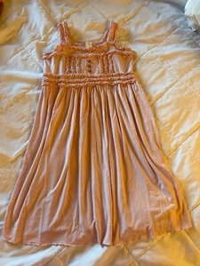 Matilda Jane Girls Dune Buggy Emilia Dress Sleeveless Size 6 Pink - Picture 1 of 5