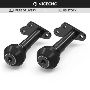 Black Frame Sliders Crash Protector For Suzuki DRZ400S 2000-2024 DRZ400SM 05-24 - Picture 1 of 6